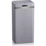 Swan - swka4500grneu retro poubelle  ouverture automatique avec capteur, mtal, 45 litres, vintage gris ...