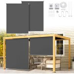 2x store vertical enrouleur extérieur pour terrasse ou balcon paravent rétractable protection solaire ... 2x store vertical enrouleur extérieur pour terrasse ou balcon paravent rétractable protection solaire ...