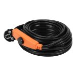 8m 128w cble chauffant cble antigel traage de tuyaux autorgulant avec thermostat - swanew