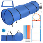 Einfeben agility sport pour chien set agility pour chiens agility kit d'équipement slalom, tunnel, zone ... Einfeben agility sport pour chien set agility pour chiens agility kit d'équipement slalom, tunnel, zone ...