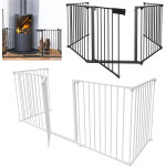 Swanew - barrire de scurit chemine xl 310cm pare - feu scurit enfant fixation murale 5 lments ...