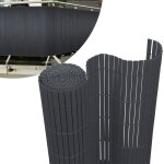 Swanew - canisse en pvc, paravent de jardin, piscines, palissade en pvc résistant aux uv gris 160 x 1000cm ... Swanew - canisse en pvc, paravent de jardin, piscines, palissade en pvc résistant aux uv gris 160 x 1000cm ...
