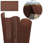 Swanew - canisse en pvc, paravent de jardin, piscines, palissade en pvc résistant aux uv marron 140 x ... Swanew - canisse en pvc, paravent de jardin, piscines, palissade en pvc résistant aux uv marron 140 x ...