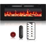 Swanew cheminée electrique encastrable, chauffage electrique de 1500w, fausse cheminée decorative murale ... Swanew cheminée electrique encastrable, chauffage electrique de 1500w, fausse cheminée decorative murale ...