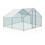 Swanew - enclos poulailler acier galvanisé avec parc grillagé avec serrure espace couvert poulailler ... Swanew - enclos poulailler acier galvanisé avec parc grillagé avec serrure espace couvert poulailler ...