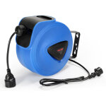 Swanew enrouleur de c�ble automatique 20m + 1. 5m enrouleur de c�ble ip44 pivotant � 180� trous individuels ...