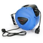 Swanew - enrouleur lectrique automatique pivotable 180 fixation murale rallonge lectrique enrouleur ...
