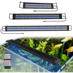 Lampe aquarium led, rgb avec tlcommande sans fil tanche led lumire aquarium d'clairage, 120 - 150cm ...