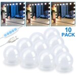Swanew - lampe de miroir led 10pcs ampoules hollywood style lumière miroir usb pour coiffeuse maquillage ... Swanew - lampe de miroir led 10pcs ampoules hollywood style lumière miroir usb pour coiffeuse maquillage ...