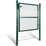 Tubiaz - swanew portail de clture de jardin portillon grillag avec poteaux acier portail de jardin ...