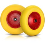 Swanew roue de brouette - anti - crevaison roue de secours 4. 80 / 4. 00 - 8  390mm 200 kg axe compris ...