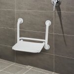 Hengda - swanew tabouret de douche rabattable sièges fixation murale 304 inox abs 35x32. 5cm tabouret ... Hengda - swanew tabouret de douche rabattable sièges fixation murale 304 inox abs 35x32. 5cm tabouret ...