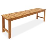 Sweeek - banc 2 - 3 places en acacia du vietnam. bois clair. intrieur / extrieur. 140cm