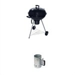 Sweeek - barbecue charbon de bois georges + cheminée d'allumage Sweeek - barbecue charbon de bois georges + cheminée d'allumage