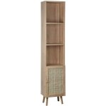 Sweeek - colonne de rangement pour salle de bain. bohme. l 35 x p 25 x h 167cm