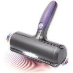 Sweeper brush, brosse anti - poils d'animaux, ramassage de poils de chat / chien - violet et gris - pour ...