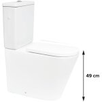 Swiss aqua technologies brevis r�servoir de chasse d'eau en c�ramique pour combi wc satbre32 et satpro31, ...