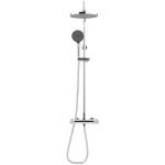 Swiss aqua technologies - colonne de douche xxl 240 avec mitigeur thermostatique, douchette 3 jets, chrome ...