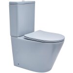 Swiss aqua technologies infinitio wc � poser complet en c�ramique avec abattant softclose, bleu mat (satinf031 ...