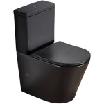 Swiss aqua technologies infinitio wc � poser complet en c�ramique avec abattant softclose, noir mat (satinf031 ...