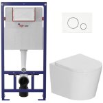 Swiss aqua technologies pack wc b�ti - support l�ger 112 cm eco 2l swiss aqua technologies + wc suspendu ...