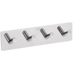 Swiss aqua technologies - patère murale adhésive quadruple crochets en acier inoxydable, chrome brillant ... Swiss aqua technologies - patère murale adhésive quadruple crochets en acier inoxydable, chrome brillant ...