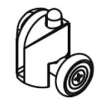 Swiss aqua technologies project roulette de guidage inf�rieure pour porte de douche coulissante satpromus, ...