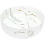 Swiss aqua technologies vasque � poser 39 � 39 cm blanc vein� mat ? sans trou - infinitio ? satinf3939mr ...