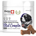 Swissvet ? multivitamines pour chiens en bouch�es tendres ? avec probiotiques, huile de saumon, glucosamine, ...