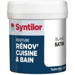 Syntilor testeur peinture meuble blanc satin syntilor renov' cuisine et bain 0. 075l