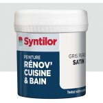 Syntilor testeur peinture meuble gris perle satin syntilor renov' cuisine et bain 0. 075l