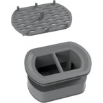 Syphon mexen avec filtre pour caniveau linaire rotatif, gris - 1010098