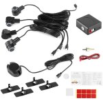 Syst�me d'aide au stationnement intelligent 4 sondes de capteur radar de recul automatique 65db kit d'alerte ...