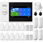 Système d'alarme domestique sans fil, système de sécurité wi - fi avec écran fulltouch sans fil de 4, ... Système d'alarme domestique sans fil, système de sécurité wi - fi avec écran fulltouch sans fil de 4, ...