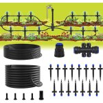 Syst�me d'arrosage, kits d'irrigation goutte � goutte de 18 m pour plantes, nouveau connecteur rapide, ...