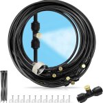 Syst�me de brumisation pour l'ext�rieur, brumisateur � monter soi - m�me, buses en laiton et connecteur ...