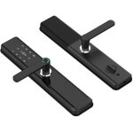 Syst�me de contr�le d'acc�s, poign�e de porte �lectronique rfid, carte 13, 56 mhz, empreinte digitale, ...