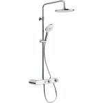 Systme de douche universel duravit, douchette avec 3 types de jets (rain, pulse, mono),  conomie d'eau, ...