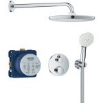 Syst�me de douche up - grohtherm 34872 m fms rond / smartbox / poign�e de t�te / ensemble de douche chrom� ...