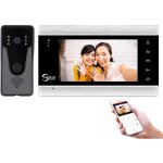 Système d'interphone vidéo, caméra de sonnette vidéo wifi avec moniteur 1080p 7 pouces, caméra de sonnette ... Système d'interphone vidéo, caméra de sonnette vidéo wifi avec moniteur 1080p 7 pouces, caméra de sonnette ...
