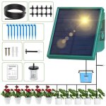 Syst�me d'irrigation � goutte solaire pour le jardin �cran d'affichage num�rique arrosage automatique ...