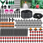 Systme d'irrigation jardin, 340pcs kit d'irrigation goutte, 55m + 15m kit arrosage automatique, kit ...