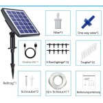 Gotrays - systme de kit d'irrigation goutte  goutte automatique solaire, dispositif d'arrosage automatique ...
