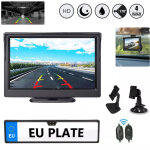 Syst�me de recul avec moniteur 5  et cam�ra de recul cam�ra de plaque d'immatriculation
