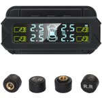 Système de surveillance de la pression des pneus, tpms sans fil à énergie solaire avec 5 modes d'alarme, ... Système de surveillance de la pression des pneus, tpms sans fil à énergie solaire avec 5 modes d'alarme, ...