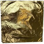 Szlagmetal 16x16cm 100 pcs. renaissance pour dcoupage dorure feuille d'or 2. 5