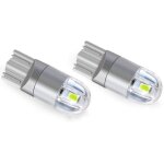 T10 w5w led feu de position veilleuses 12v 8000k bleu clignotant pour ampoule de plaque, veilleuse, clignotant ...
