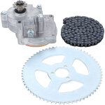 T8f kit de chane de pignon de bote de vitesses de tambour d'embrayage pour 33cc 43cc 49cc ty rod ii go ...