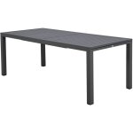 M&s - table en alu extensible 200 - 300 cm coloris gris
