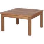 Table d'appoint extérieur en teck massif carrée 70cm - 70x70x40 cm - kayu meuble Table d'appoint extérieur en teck massif carrée 70cm - 70x70x40 cm - kayu meuble